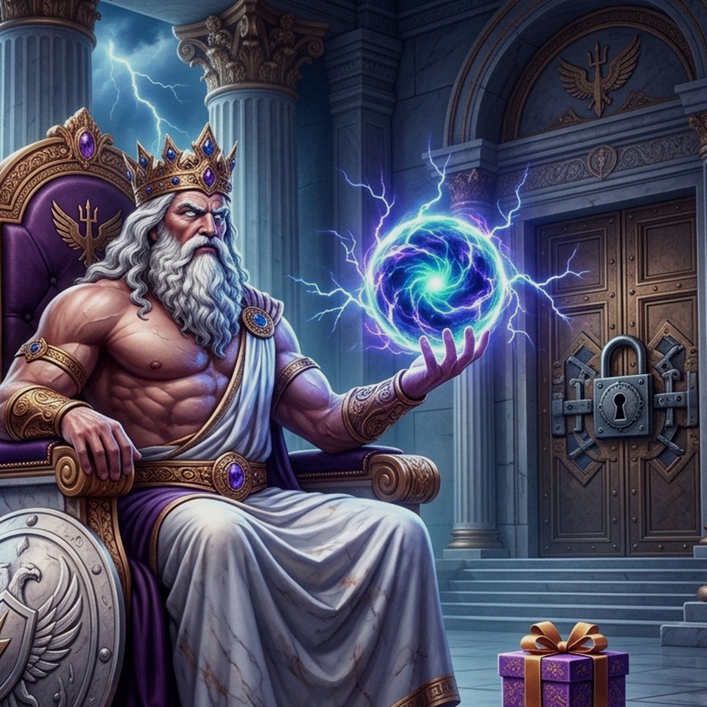 Panel hadiah pendaftaran dan kredit awal pada halaman Golden Empire